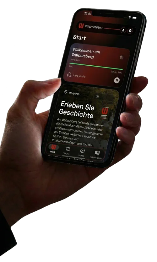 Mockup der Multimediaguide-App