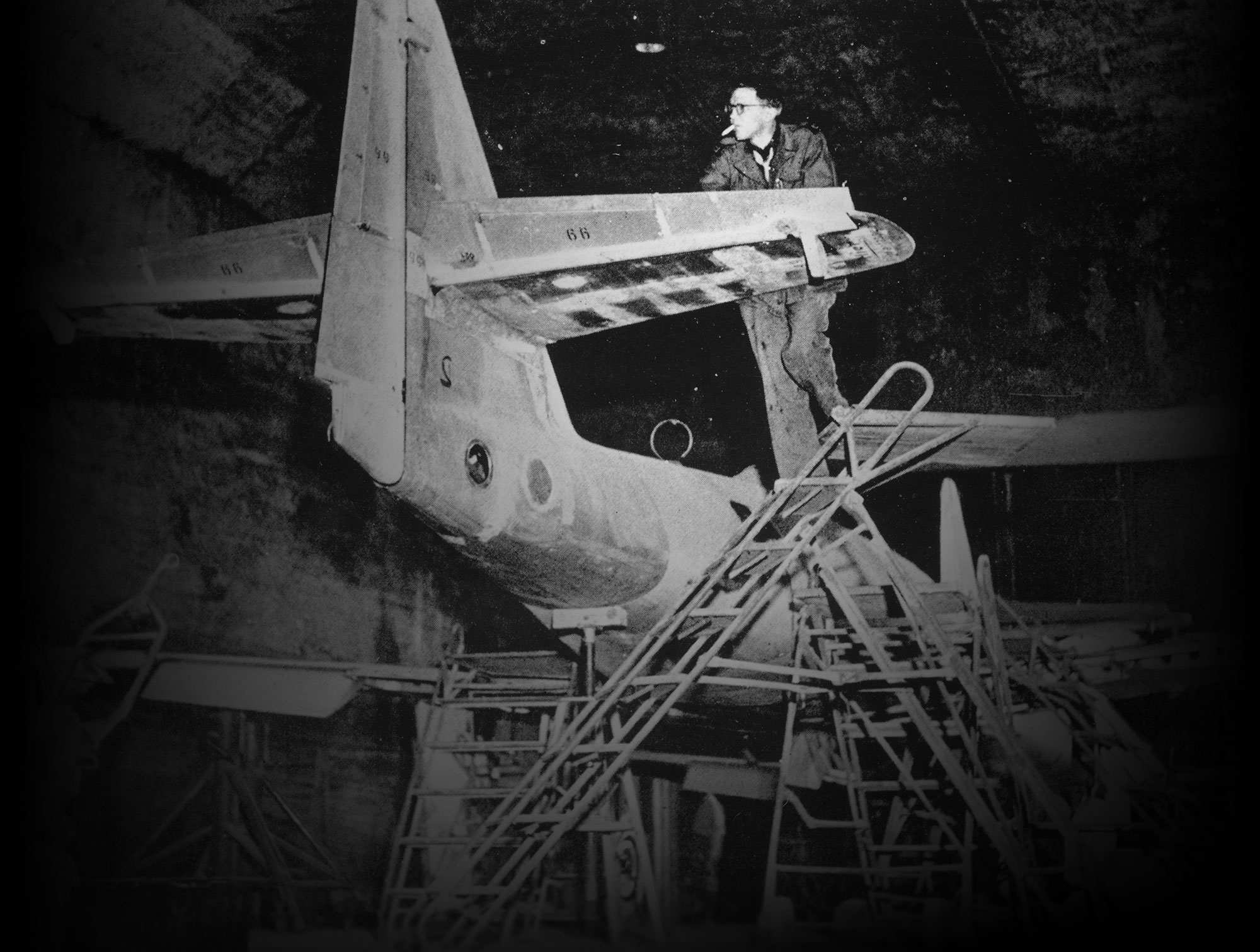 Catene di montaggio del Me 262 presso il Walpersberg