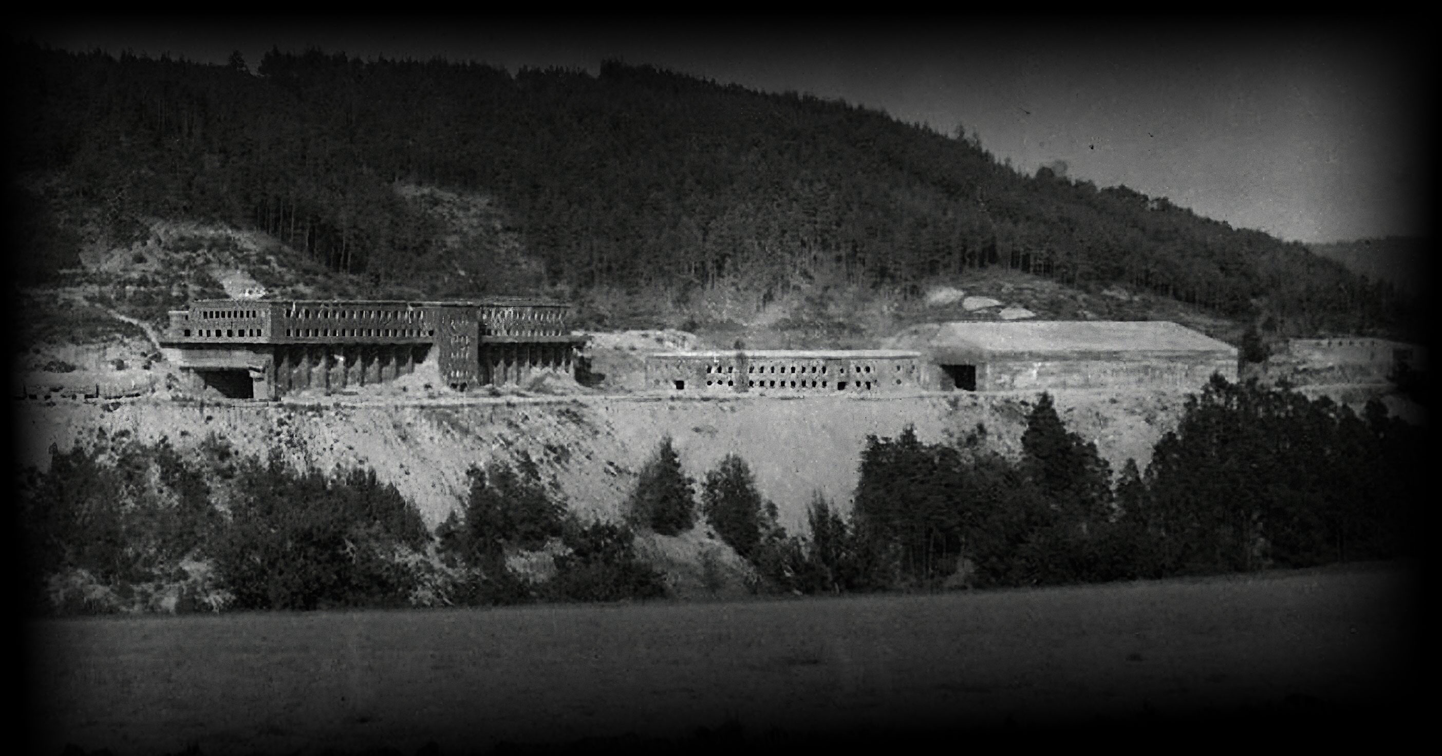 Lavori di costruzione del bunker e delle infrastrutture al Walpersberg