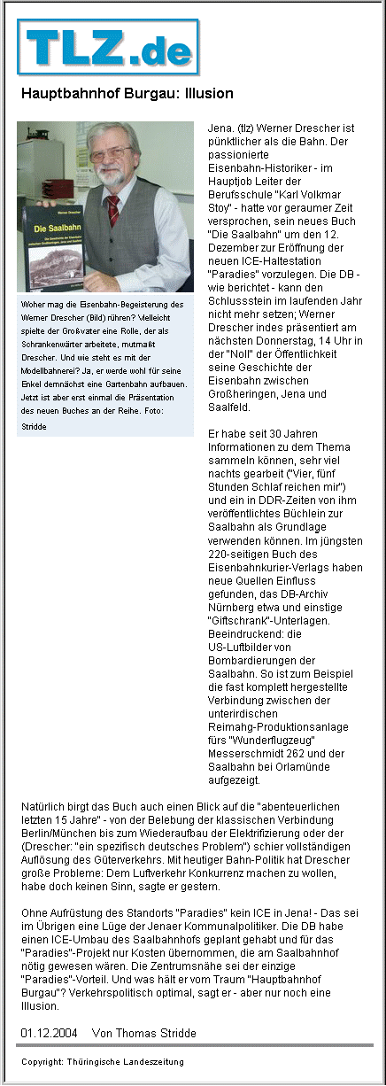 Saalebahn und „Reimahg“