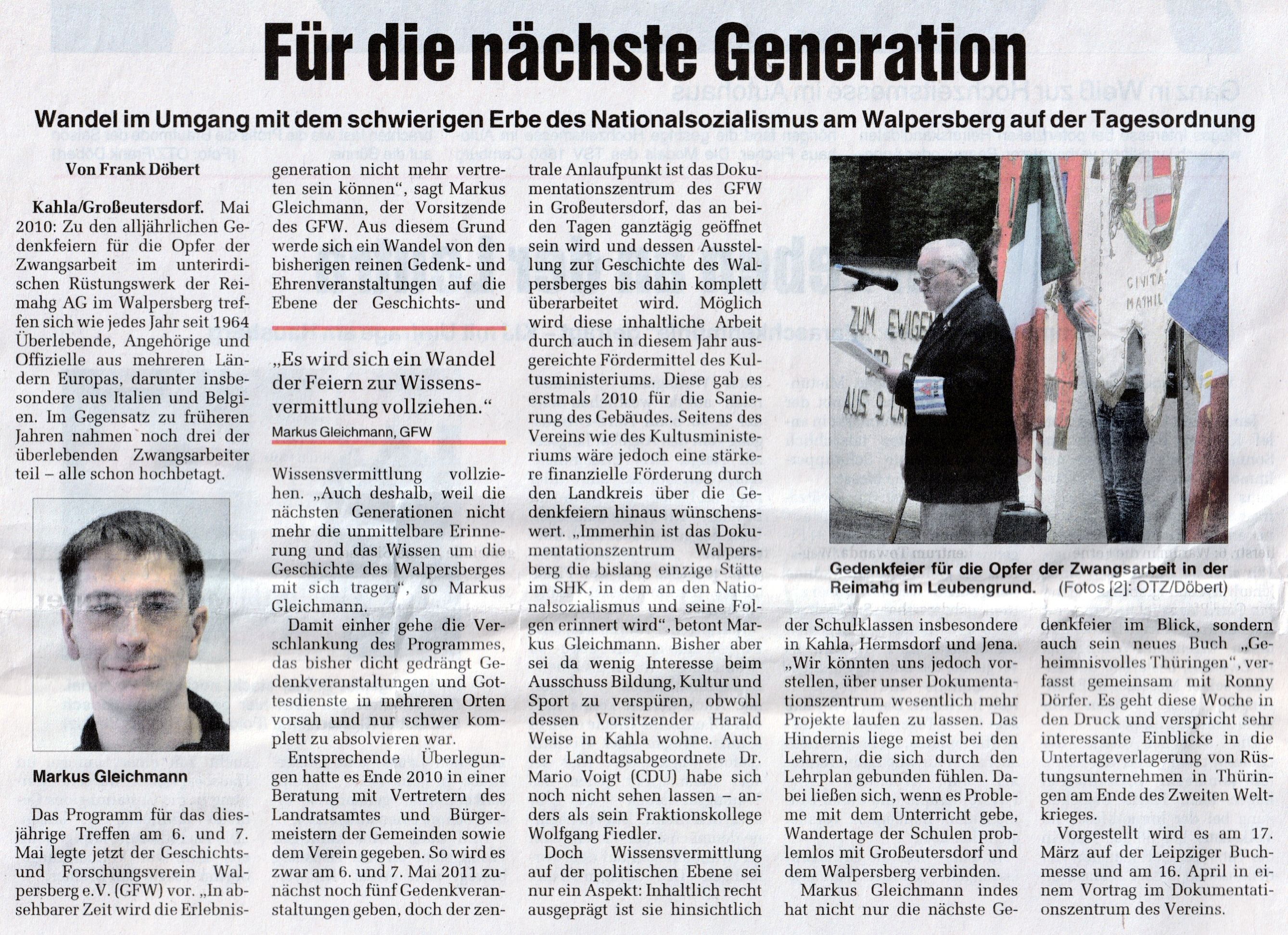 Für die nächste Generation