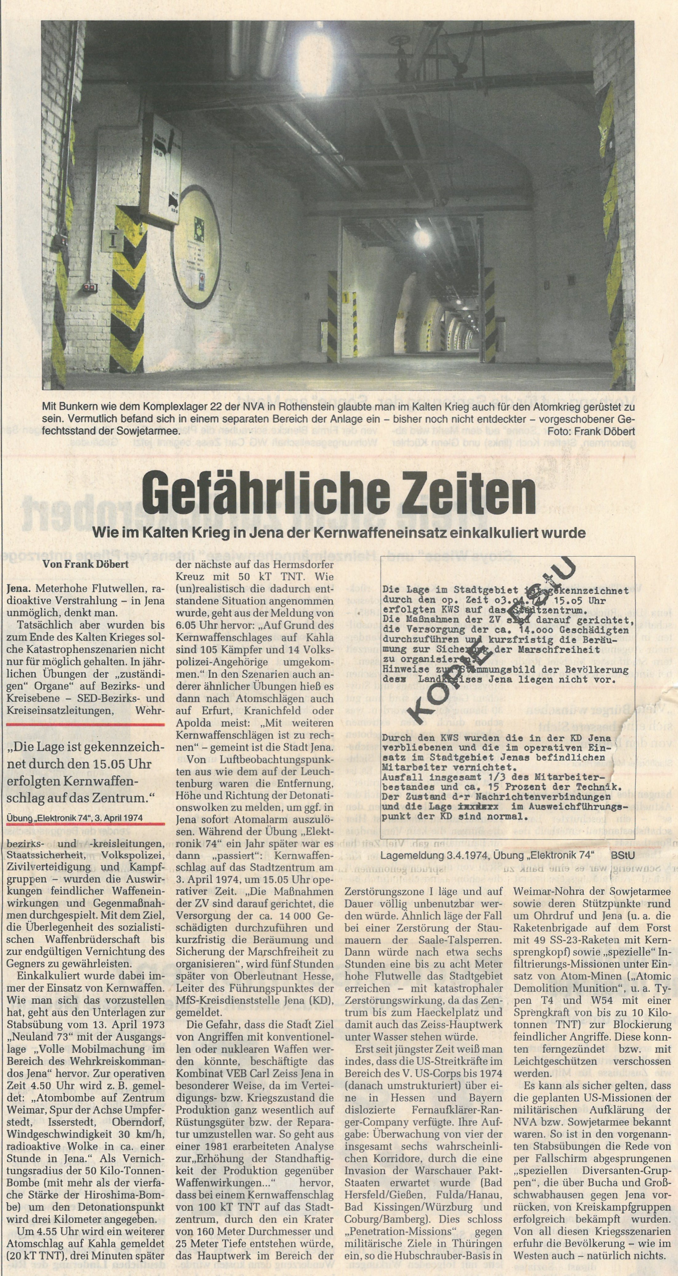 Zeitreise in die Bunkerwelten